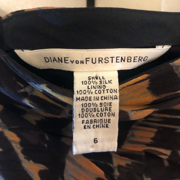 Diane Von Furstenberg Vintage Silk Skirt - Picture 2 of 2